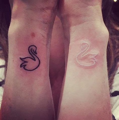 Black and white swan wrist tattoos. Sparkle and slippers blog | Swan ...