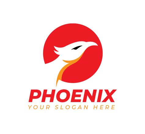 Phoenix Head Logo & Business Card - The Design Love