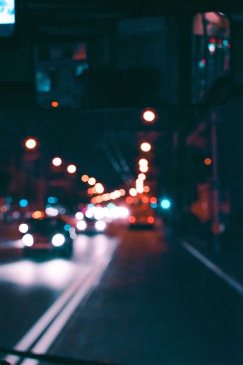 HD wallpaper: bokeh photography of vehicles on street at night, traffic ...