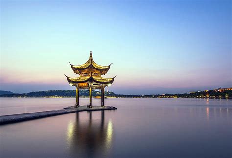 West Lake, the World Heritage Site in Hangzhou