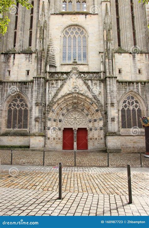 Quimper Cathedral stock image. Image of view, christianity - 160987723