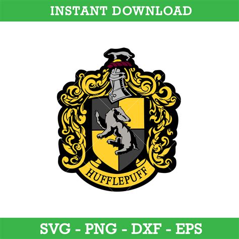 Hufflepuff Crest Coloring Page