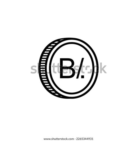 Panama Currency Symbol Panamanian Balboa Icon Stock Vector (Royalty ...