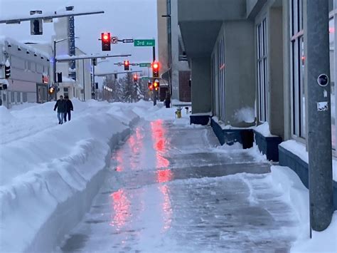 Fairbanks is riding a weather roller coaster, from freezing rain to ...