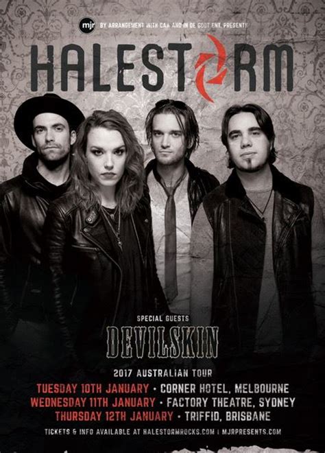 HALESTORM announce East Coast Australian Tour January 2017 with guests ...