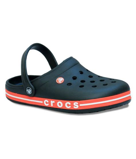 Crocs Black Croslite Floater Sandals - Buy Crocs Black Croslite Floater ...