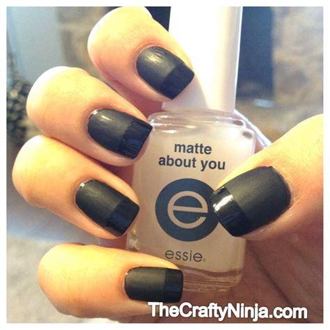 Essie Matte French Manicure Tips | The Crafty Ninja