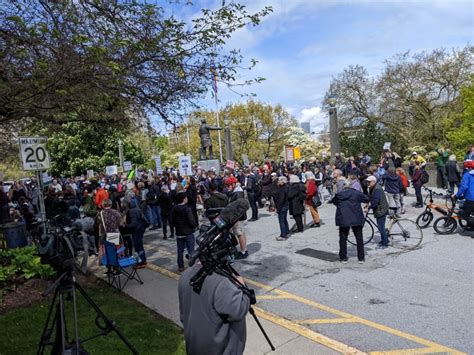 Hundreds rally at City Hall Saturday against Broadway Plan (PHOTOS ...