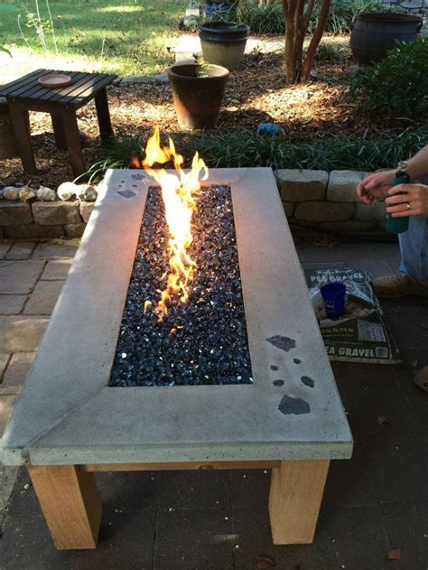 Concrete Fireplace