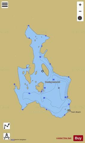 Deering Reservoir Fishing Map | Nautical Charts App