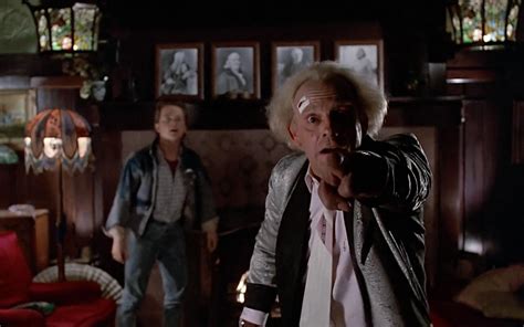 In Back To The Future (1985), Doc Brown says to Marty, "We're sending you back to the future ...