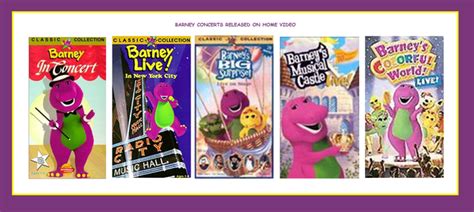 Image - Barney Concert Videos.png | Custom Time Warner Cable Kids Wiki | FANDOM powered by Wikia