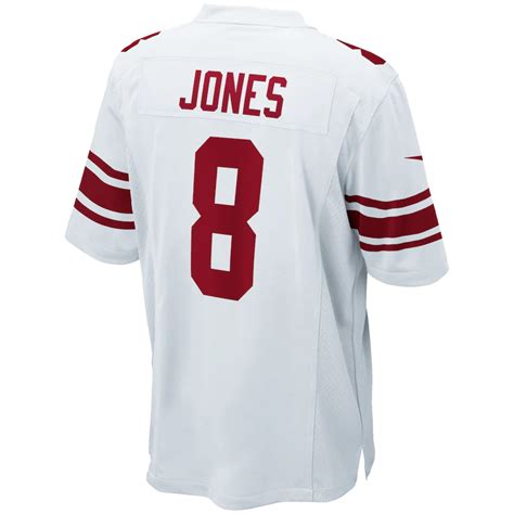 Men's New York Giants Daniel Jones Nike White Game Jersey