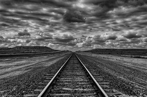 Free photo: Train Rails Photography - Atmosphere, Rails, Trees - Free ...