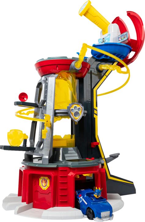 paw patrol mighty pups super paws lookout tower playset stores ...