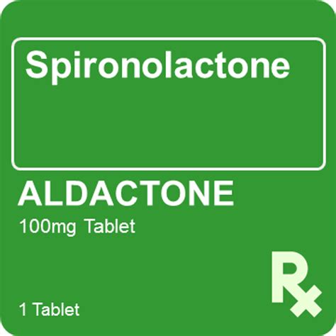 Aldactone 100mg 1 Film-Coated Tablet - St. Joseph Drug - Online Store