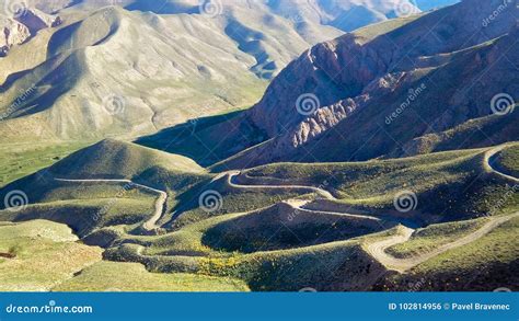 Photography Mountain Road in Iran Landscape during Day Stock Photo ...