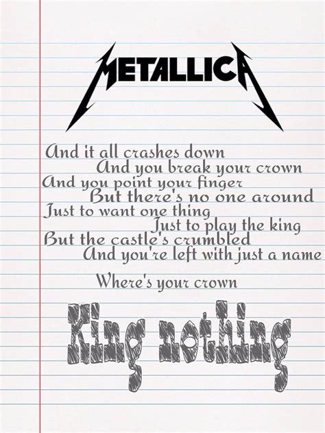 Metallica Love Quotes. QuotesGram