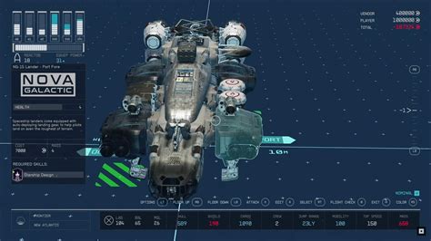 Starfield Shipbuilding User Interface Preview - Deltia's Gaming