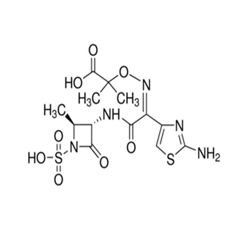 Aztreonam, Formula C₁₃H₁₇N₅O₈S₂, CAS No. 78110-38-0, VIVAN Life Sciences