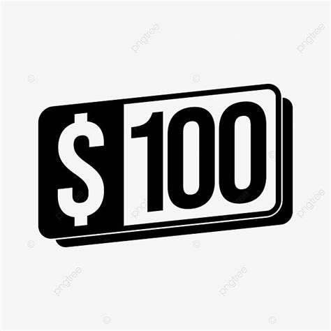 Hundred Dollar Bill Clipart PNG Images, Hundred Dollar Price Tag ...