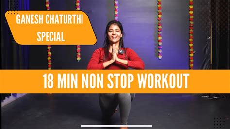 18 Min Ganesh Chaturthi Special Workout | Burn 300 kcal 🔥 | Somya Luhadia | Bollywood Dance ...