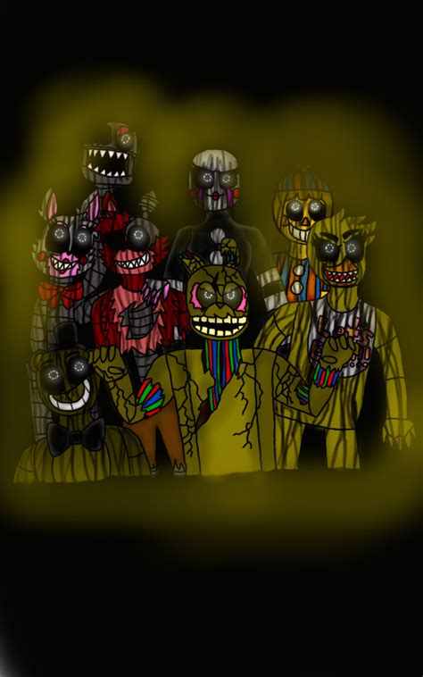 Fnaf 3 animatronics by LightningEclipseBaka on DeviantArt