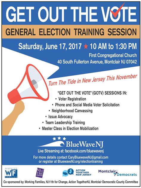 Bluewave General Election Training - Blue Wave New Jersey