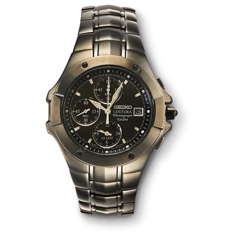 Seiko® Coutura Alarm Chronograph Watch - 175745, Watches at Sportsman's ...