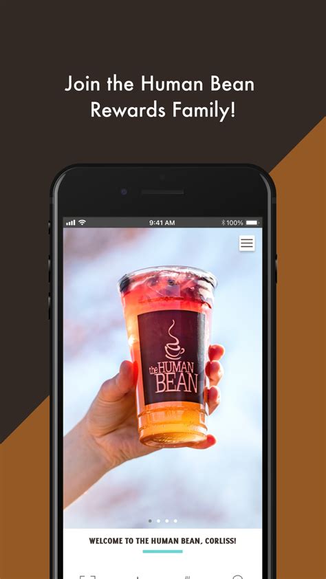 The Human Bean Rewards App for iPhone - Download