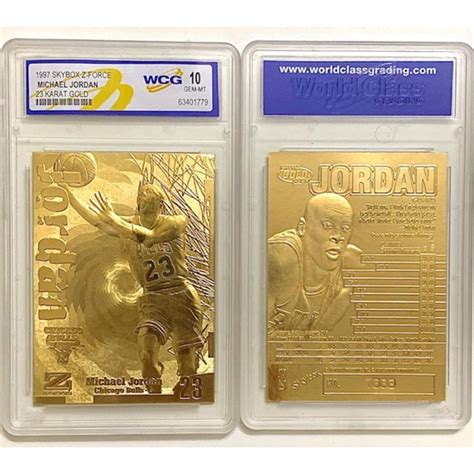 Gold Michael Jordan Cards - Printable Cards