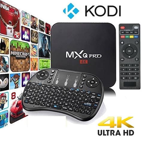 MXQ Pro 4K Android TV Box Fully Loaded with Kodi