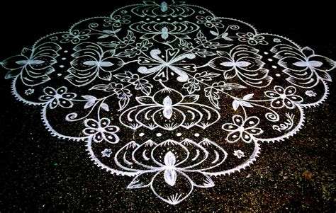 25 dots Lotus Kolam || thamarai kolam for contest – Kolams of India