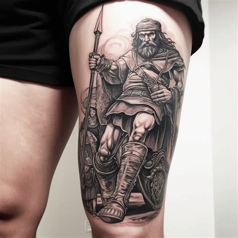 57 David And Goliath Tattoo Ideas - TattooClue.com