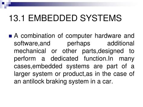 PPT - Operating System 13 Embedded Operating Systems PowerPoint Presentation - ID:4057061