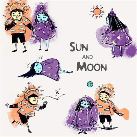 Sun & Moon Character Designs on Behance | Character design, Character ...