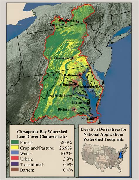 Chesapeake Bay Watershed Maps - WhiteClouds