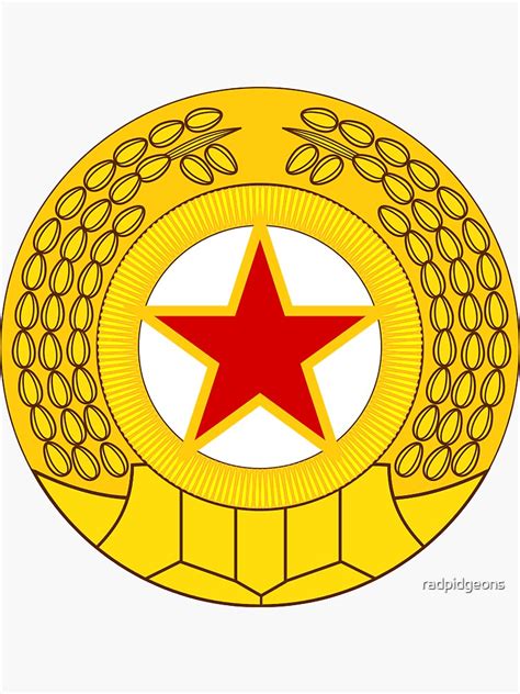 "North Korean Peoples Army, DPRK" Sticker for Sale by radpidgeons | Redbubble