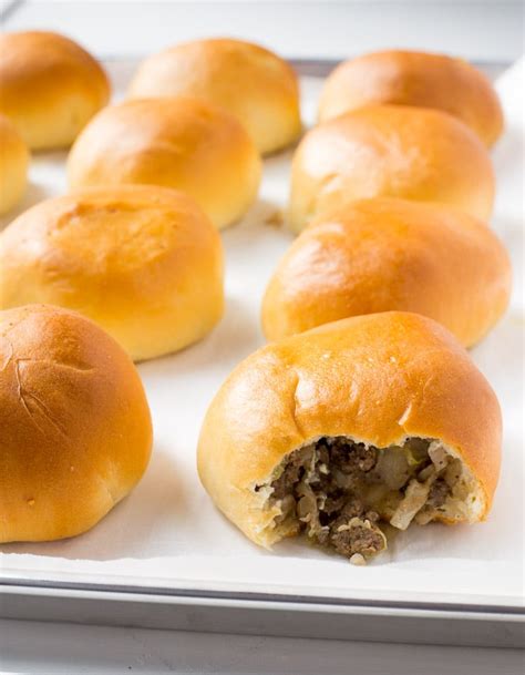 German Bierock Recipe Baked Stuffed Buns | Bryont Blog