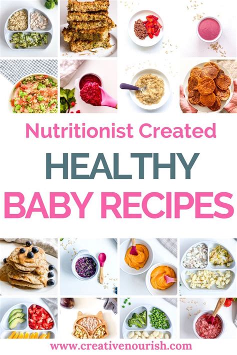 Healthy Baby Recipes | Creative Nourish | Homemade baby foods, Baby food recipes, Recipes