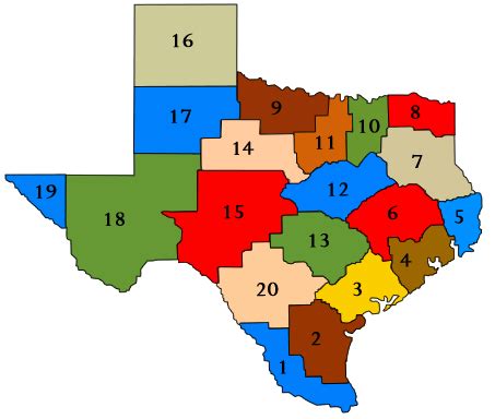 Texas School District Map By Region - Korte Kapsels 2020