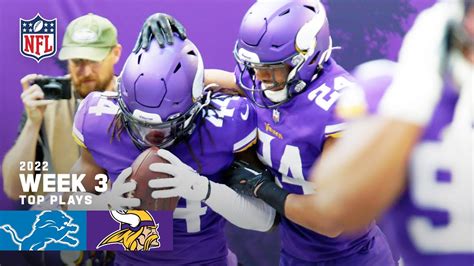 Minnesota Vikings Top Plays vs. Detroit Lions | 2022 NFL Regular Season ...