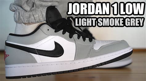 AIR JORDAN 1 LOW LIGHT SMOKE GREY REVIEW & ON FEET + RESELL PREDICTIONS ...