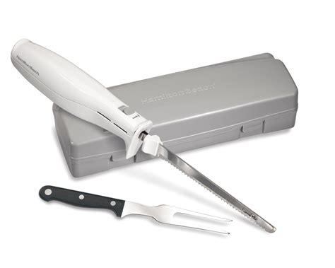 Hamilton Beach 74250 Carve 'n Set Electric Knife with Case, White: Amazon.ca: Home & Kitchen