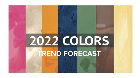 2022 Color Trends I Design Trend Forecast | Design color trends, Summer color trends, Color trends