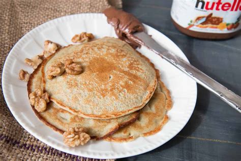 Pearl Millet Pancake With Walnuts & Nutella (Bajra Millet) by Archana's Kitchen