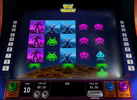 Machine à sous Space Invaders de Playtech - Jeux Gratuits de Casino