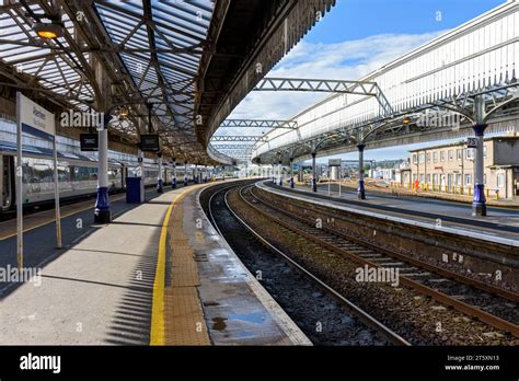 Aberdeen railway station. Built and opened in 1867, though extensively redeveloped since then ...