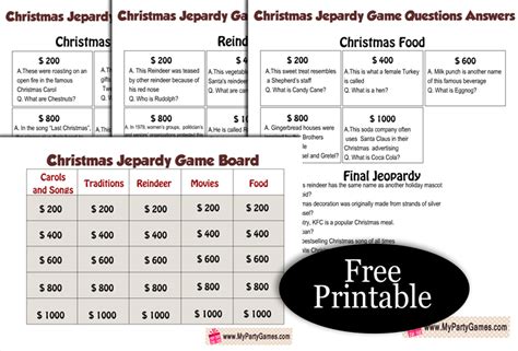 61 Free Printable Christmas Games