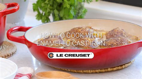 How to Cook with Enameled Cast Iron - YouTube